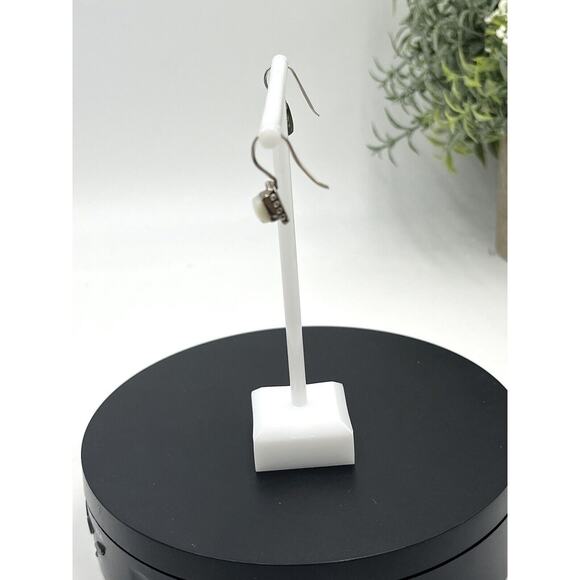 Silpada 925 Sterling Square Classic Pearl Button Frame Earrings W1394 2013 pg 14 - Picture 4 of 8